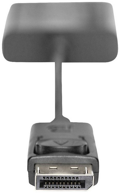 Produktbild: Digitus AK-340410-001-S DisplayPort / VGA Adapter [1x DisplayPort Stecker - 1x VGA-Buchse] Schwarz 15.00 cm
