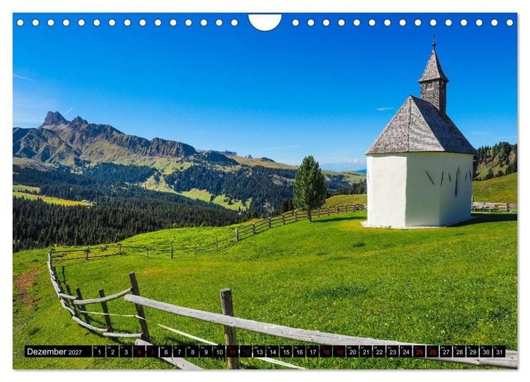 Produktbild: Sehnsucht Seiser Alm (Wandkalender 2027 DIN A4 quer), CALVENDO Monatskalender