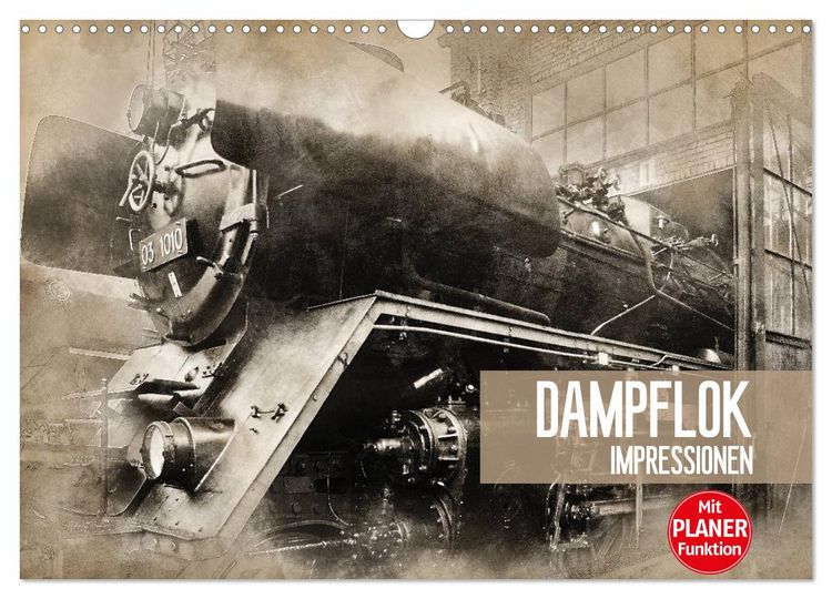 Produktbild: Dampflok Impressionen (Wandkalender 2026 DIN A3 quer), CALVENDO Monatskalender