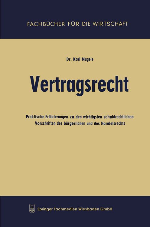 Produktbild: Vertragsrecht
