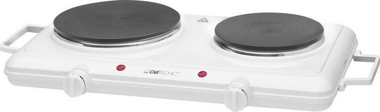 Produktbild: CLATRONIC Doppelkochplatte DKP 3583, wei&szlig; (95273715)