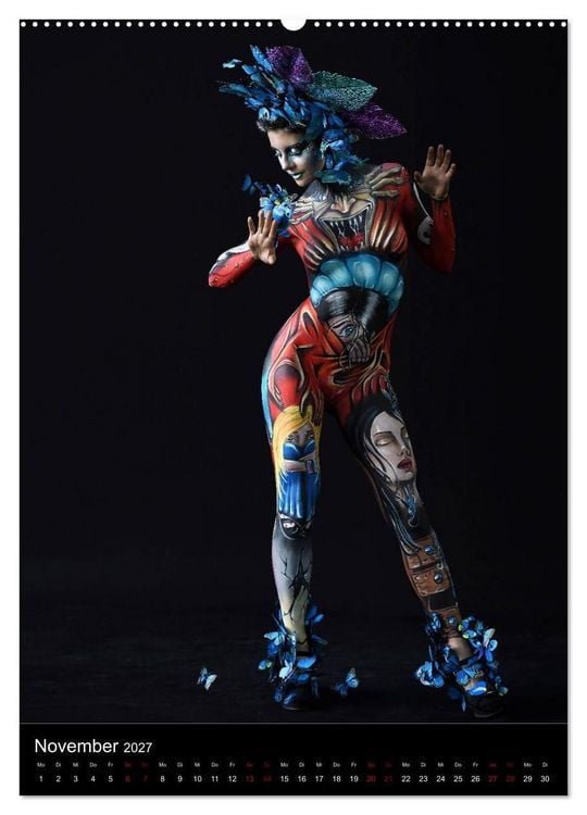 Produktbild: World Bodypainting Festival #21 (hochwertiger Premium Wandkalender 2027 DIN A2 hoch), Kunstdruck in Hochglanz