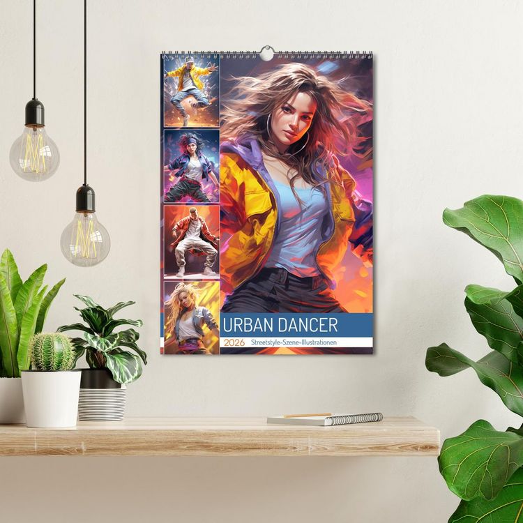 Produktbild: Urban Dancer. Streetstyle-Szene-Illustrationen (Wandkalender 2026 DIN A3 hoch), CALVENDO Monatskalender