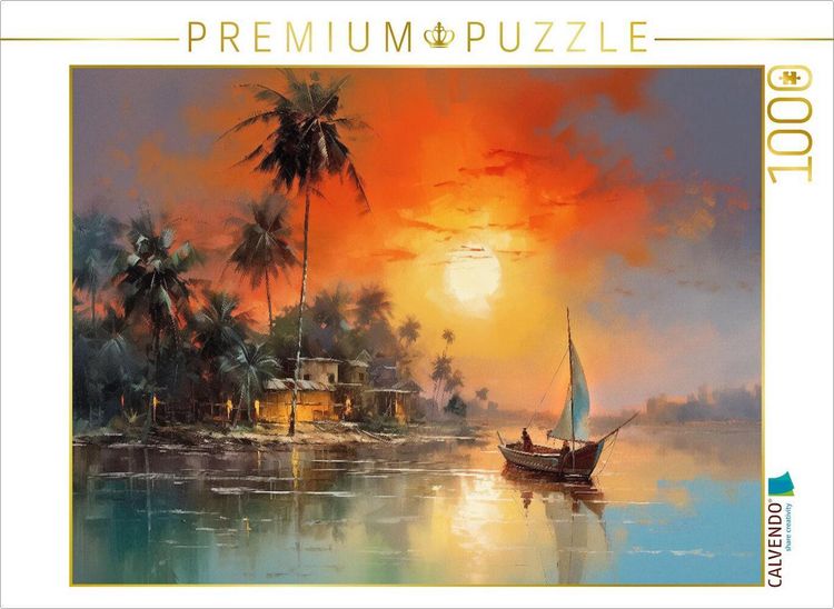 Produktbild: CALVENDO Puzzle Im Abendrot | 1000 Teile Lege-Gr&ouml;&szlig;e 64x48cm Foto-Puzzle f&uuml;r gl&uuml;ckliche Stunden
