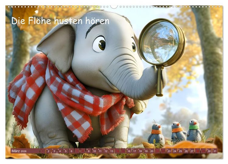 Produktbild: Witzige Weisheiten f&uuml;r Kinder (hochwertiger Premium Wandkalender 2026 DIN A2 quer), Kunstdruck in Hochglanz