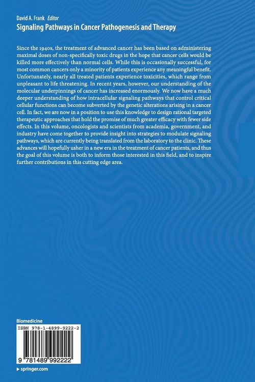 Produktbild: Signaling Pathways in Cancer Pathogenesis and Therapy