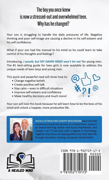 Produktbild: I would, but MY DAMN MIND won't let me! A Young Man's Guide to Understanding His Thoughts and Feelings