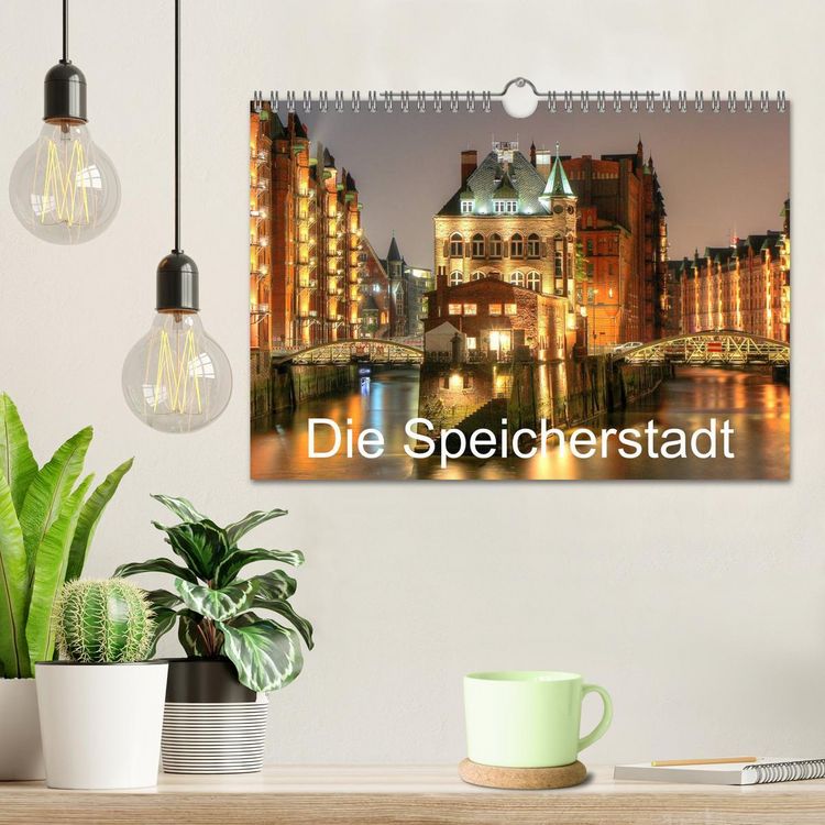 Produktbild: Die Speicherstadt (Wandkalender 2026 DIN A4 quer), CALVENDO Monatskalender