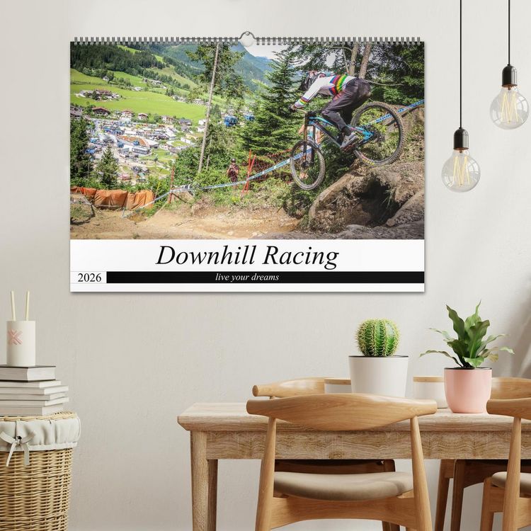 Produktbild: Downhill Racing (Wandkalender 2026 DIN A2 quer), CALVENDO Monatskalender