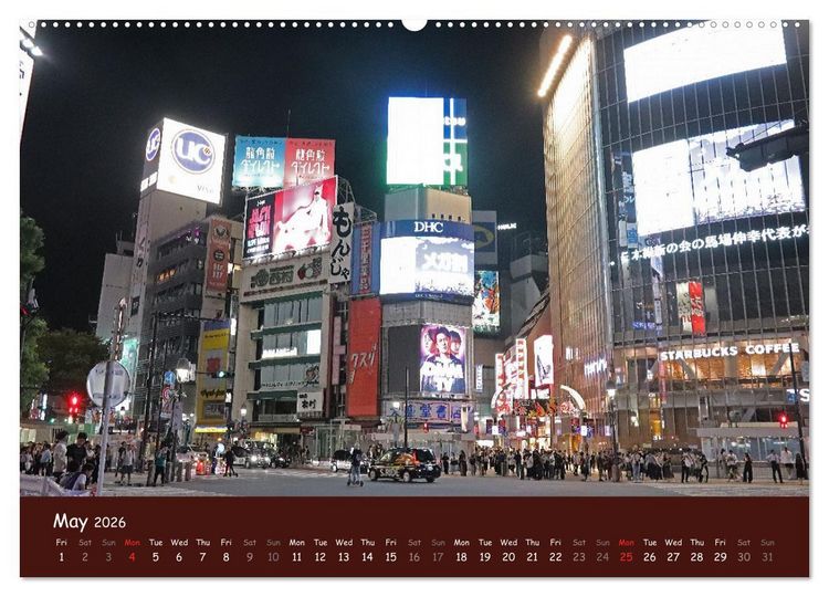 Produktbild: Japan - modern and traditional (High Quality Premium Wall Calendar 2026 DIN A2 landscape),CALVENDO 12 Month Wall Calendar