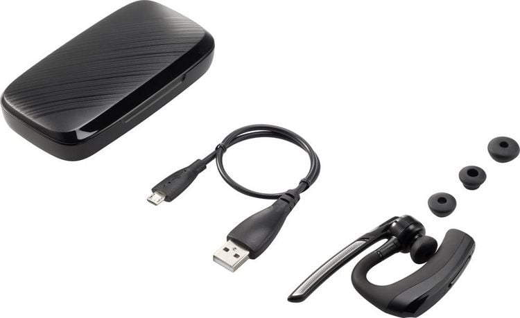 Produktbild: Renkforce RF-WE-500 On Ear Headset Bluetooth&reg; Mono Schwarz Lautst&auml;rkeregelung Handy