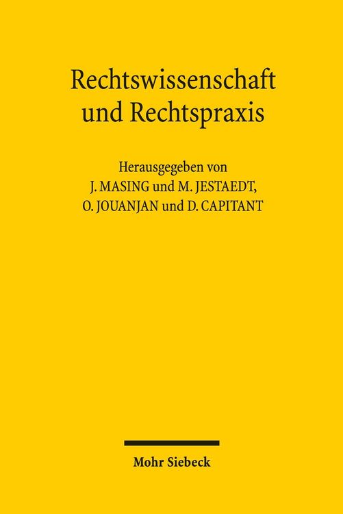 Produktbild: Rechtswissenschaft und Rechtspraxis