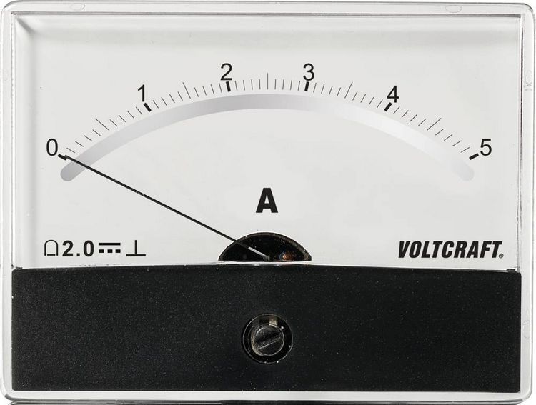 Produktbild: VOLTCRAFT AM-86X65/5A/DC AM-86X65/5A/DC Einbau-Messger&auml;t AM-86X65/5A/DC Drehspule