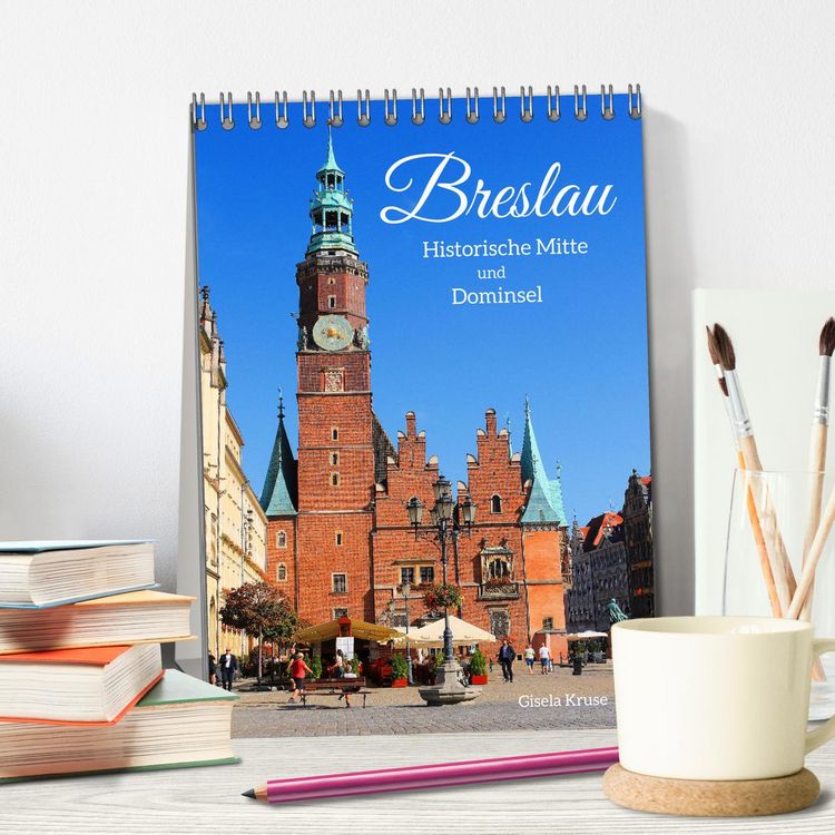 Produktbild: Breslau - Historische Mitte und Dominsel (Tischkalender 2026 DIN A5 hoch), CALVENDO Monatskalender