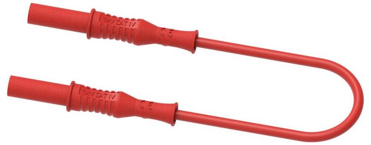 Produktbild: Electro PJP 2312-IECIV-CD1-100R Messleitung Steckanschluss 4mm 1m Rot 1St.