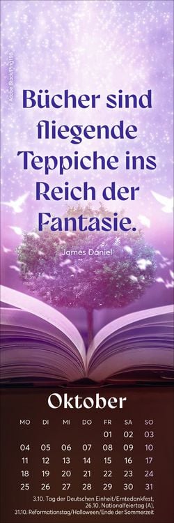 Produktbild: Fantasy Lesezeichen & Kalender 2027