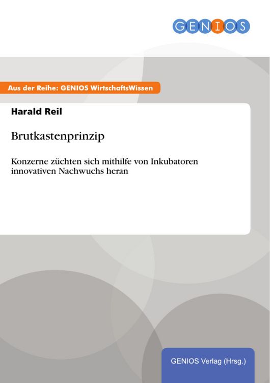 Produktbild: Brutkastenprinzip