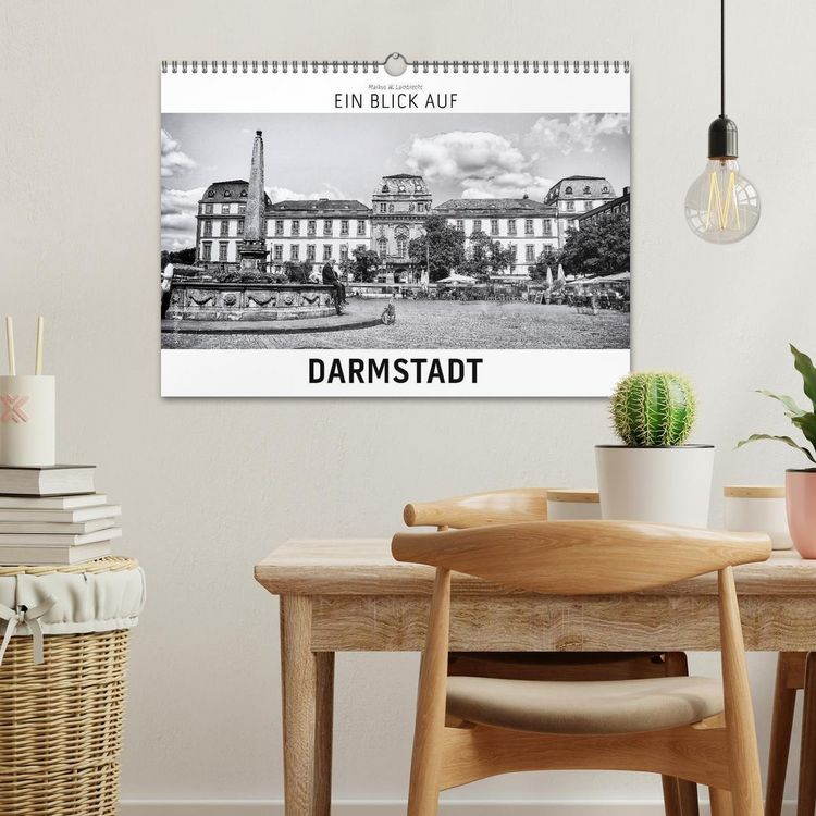 Produktbild: Ein Blick auf Darmstadt (Wandkalender 2026 DIN A3 quer), CALVENDO Monatskalender