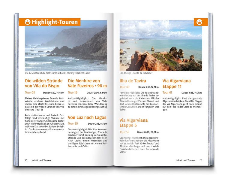 Produktbild: KOMPASS Wanderf&uuml;hrer Algarve mit Fernwanderweg Via Algarviana, 64 Touren / Etappen mit Extra-Tourenkarte