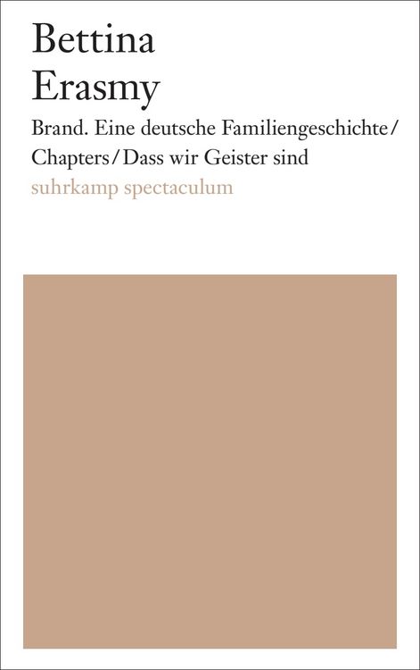 Produktbild: Brand. Eine deutsche Familiengeschichte/Chapters/Dass wir Geister sind