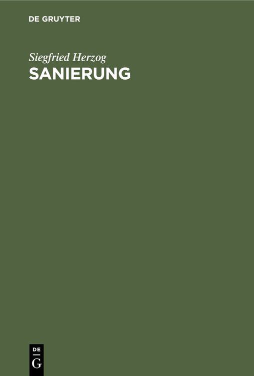 Produktbild: Sanierung
