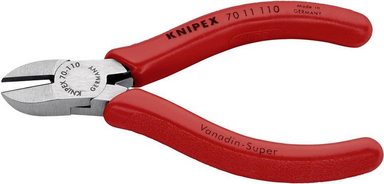 Produktbild: Knipex 70 11 110 Werkstatt Seitenschneider mit Facette 110mm