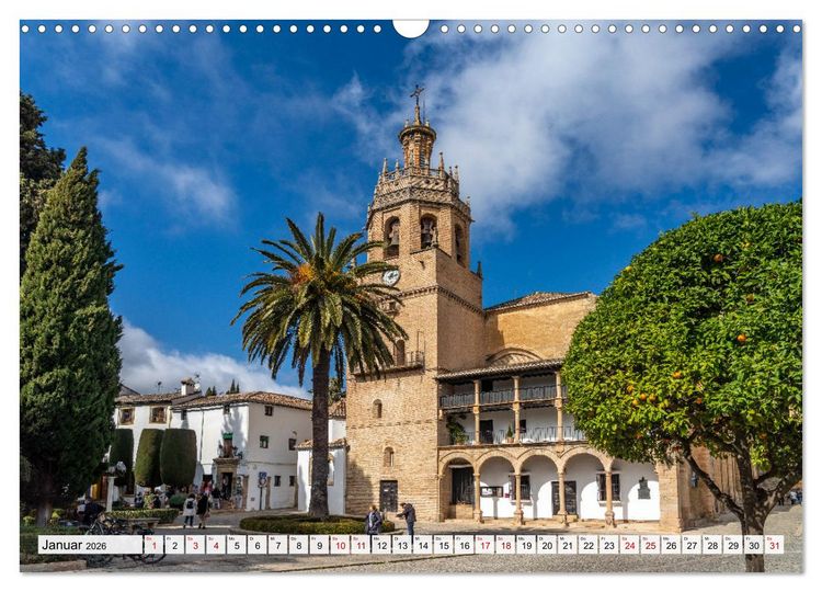 Produktbild: Andalusien - Ronda (Wandkalender 2026 DIN A3 quer), CALVENDO Monatskalender