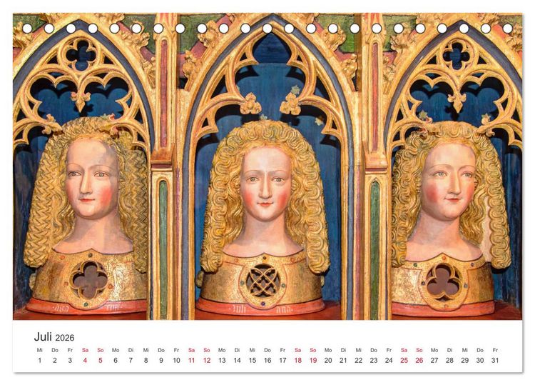Produktbild: Abtei Marienstatt (Tischkalender 2026 DIN A5 quer), CALVENDO Monatskalender