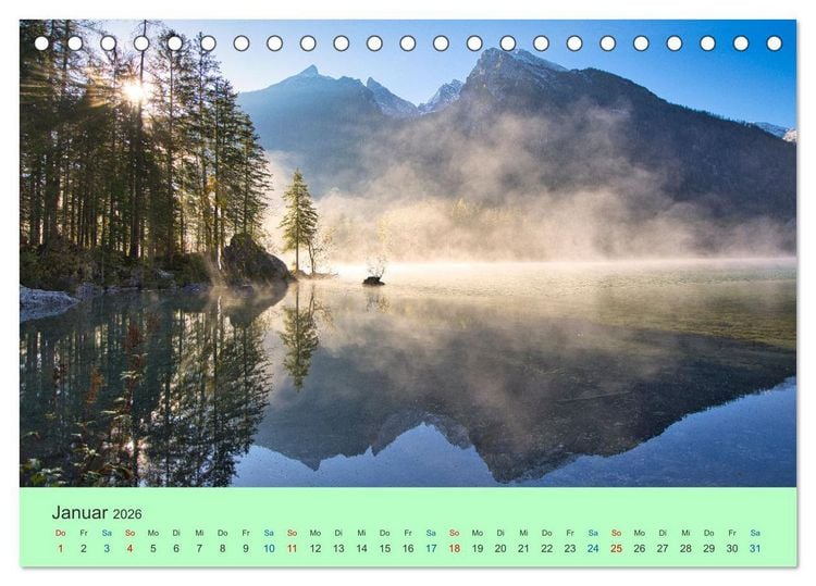 Produktbild: Zauber der Alpen (Tischkalender 2026 DIN A5 quer), CALVENDO Monatskalender