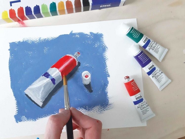 Produktbild: KREUL el Greco Acrylic Set 12 x 12 ml Tuben