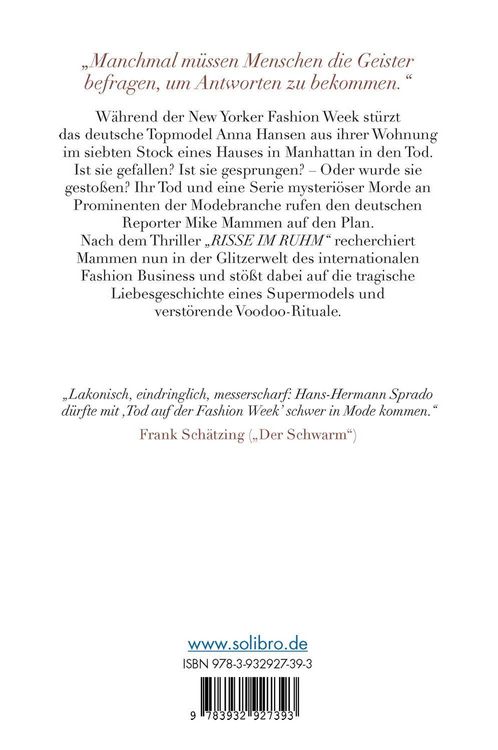 Produktbild: Tod auf der Fashion Week
