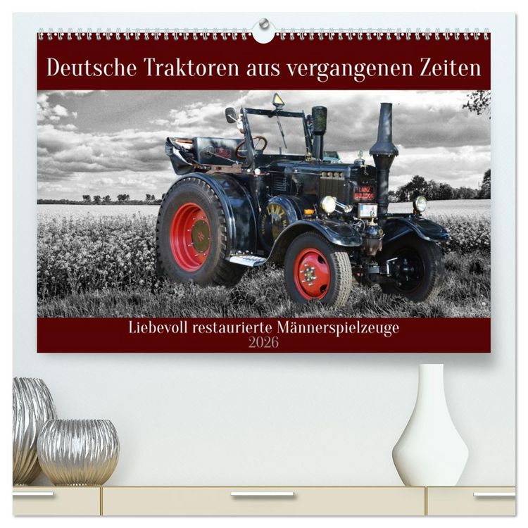 Produktbild: Deutsche Traktoren aus vergangenen Zeiten (hochwertiger Premium Wandkalender 2026 DIN A2 quer), Kunstdruck in Hochglanz