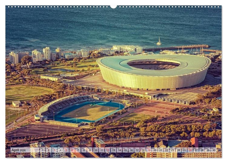 Produktbild: Cape Town - The Mother City (High Quality Premium Wall Calendar 2026 DIN A2 landscape),CALVENDO 12 Month Wall Calendar