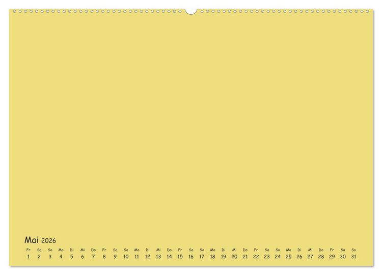 Produktbild: Regenbogen Kinder Bastelkalender - Zum Selbstgestalten - DIY Kreativ-Kalender (Wandkalender 2026 DIN A2 quer), CALVENDO Monatskalender