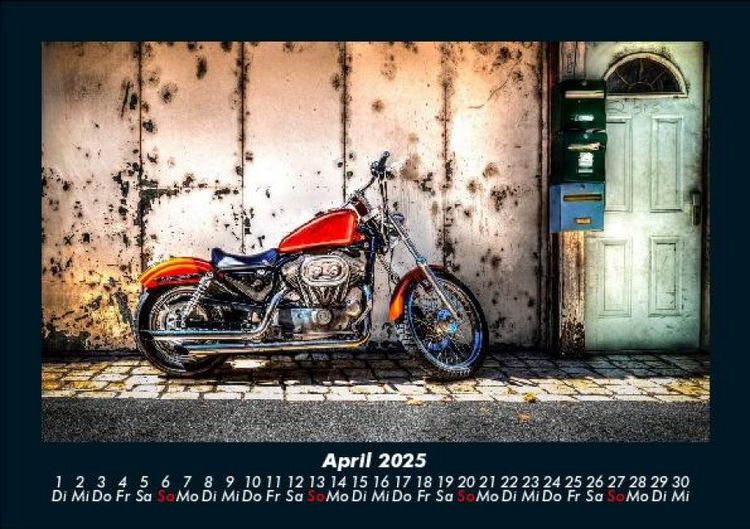 Produktbild: Motorräder 2025 Fotokalender DIN A5