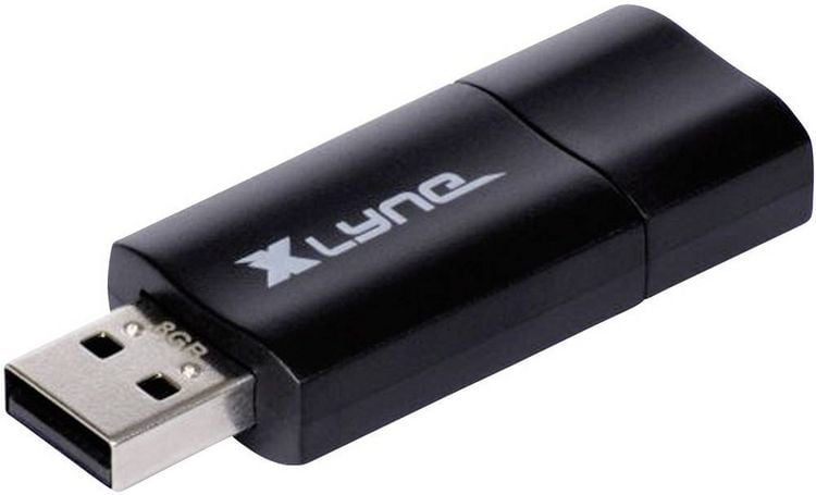 Produktbild: Xlyne Wave USB-Stick 64 GB Schwarz, Orange 7164000 USB-A (USB 2.0)