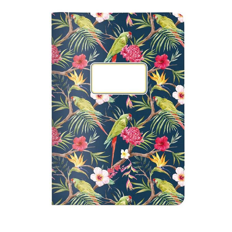 Produktbild: Heft A5 kariert, Tropical