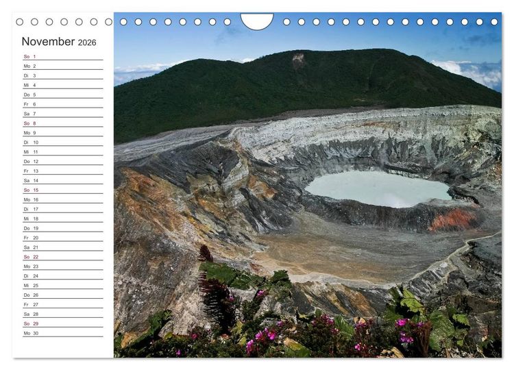 Produktbild: Costa Rica - Natur Pur (Wandkalender 2026 DIN A4 quer), CALVENDO Monatskalender