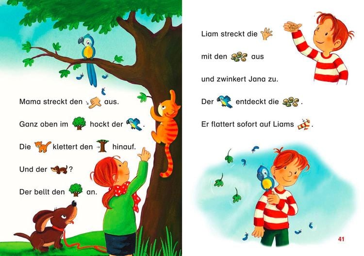 Produktbild: Duden Leseprofi – Mit Bildern lesen lernen: Verrückte Tiergeschichten