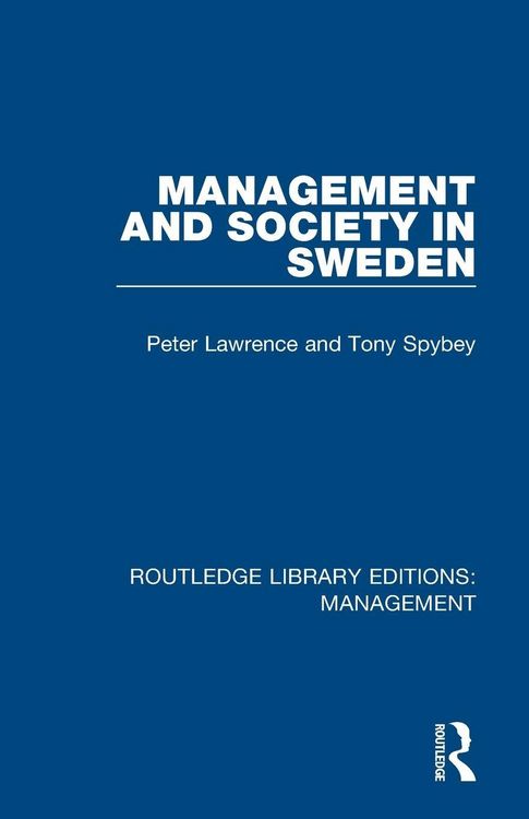 Produktbild: Management and Society in Sweden