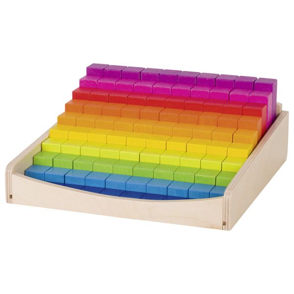 Produktbild: Goki 58626 - Rechenst&auml;be aus Holz, 100 St&uuml;ck bunt lasiert