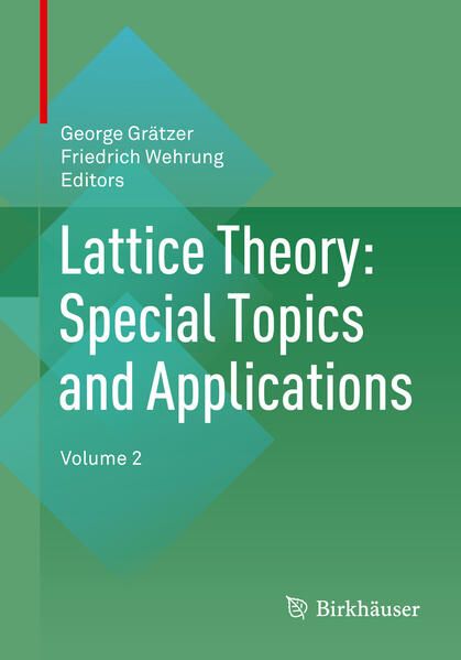 Produktbild: Lattice Theory: Special Topics and Applications