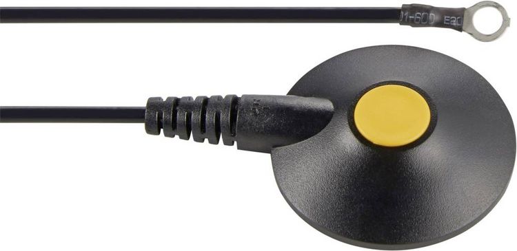 Produktbild: Wolfgang Warmbier 2250.790.2 ESD-Erdungskabel 4.50m Druckknopf 10mm
