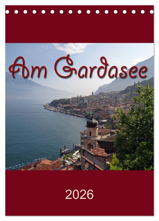 Produktbild: Am Gardasee (Tischkalender 2026 DIN A5 hoch), CALVENDO Monatskalender