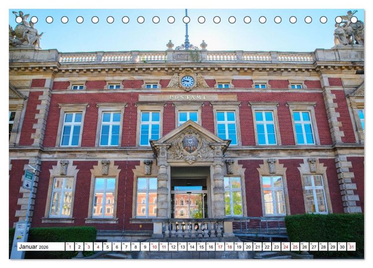 Produktbild: G&ouml;rlitz - Europas verborgene Sch&ouml;nheit an der Nei&szlig;e (Tischkalender 2026 DIN A5 quer), CALVENDO Monatskalender