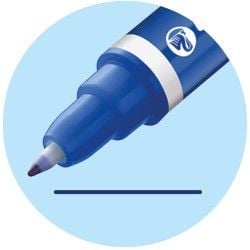 Produktbild: Pelikan Promo, 2 Tintenl&ouml;schstift Super Sheriff + 6 Patronen Blau Gratis
