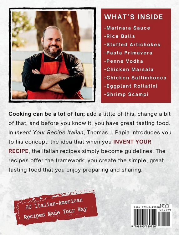 Produktbild: Invent Your Recipe Italian Cookbook
