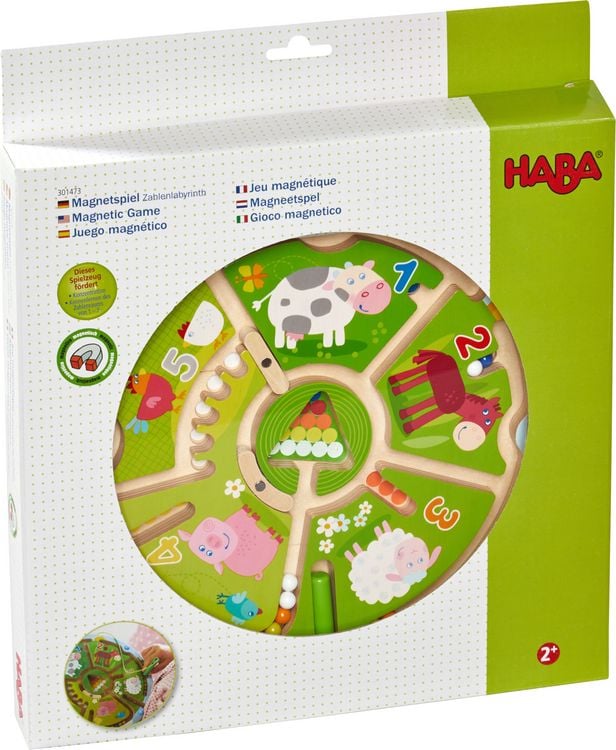 Produktbild: Magnetspiel Zahlenlabyrinth (Kinderspiel)