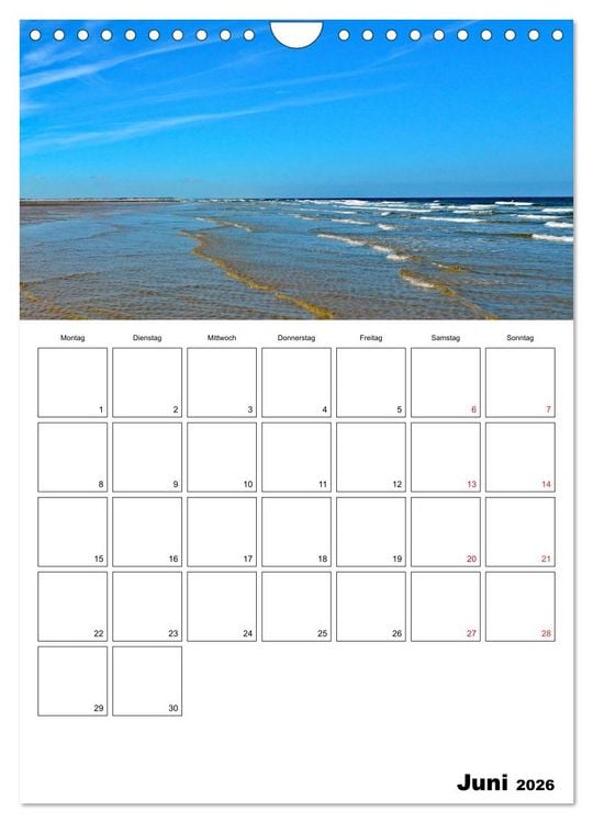 Produktbild: Langeoog - eine Trauminsel (Wandkalender 2026 DIN A4 hoch), CALVENDO Monatskalender