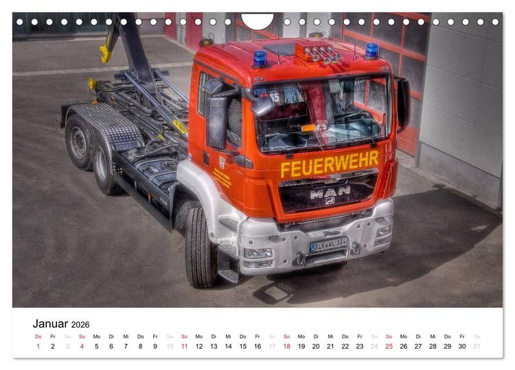 Produktbild: Feuerwehr im Bernburger Land (Wandkalender 2026 DIN A4 quer), CALVENDO Monatskalender